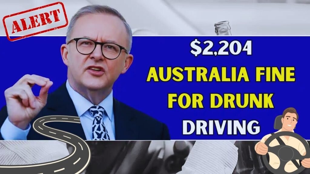 $2,204 Fine for Drunk Driving in Australia