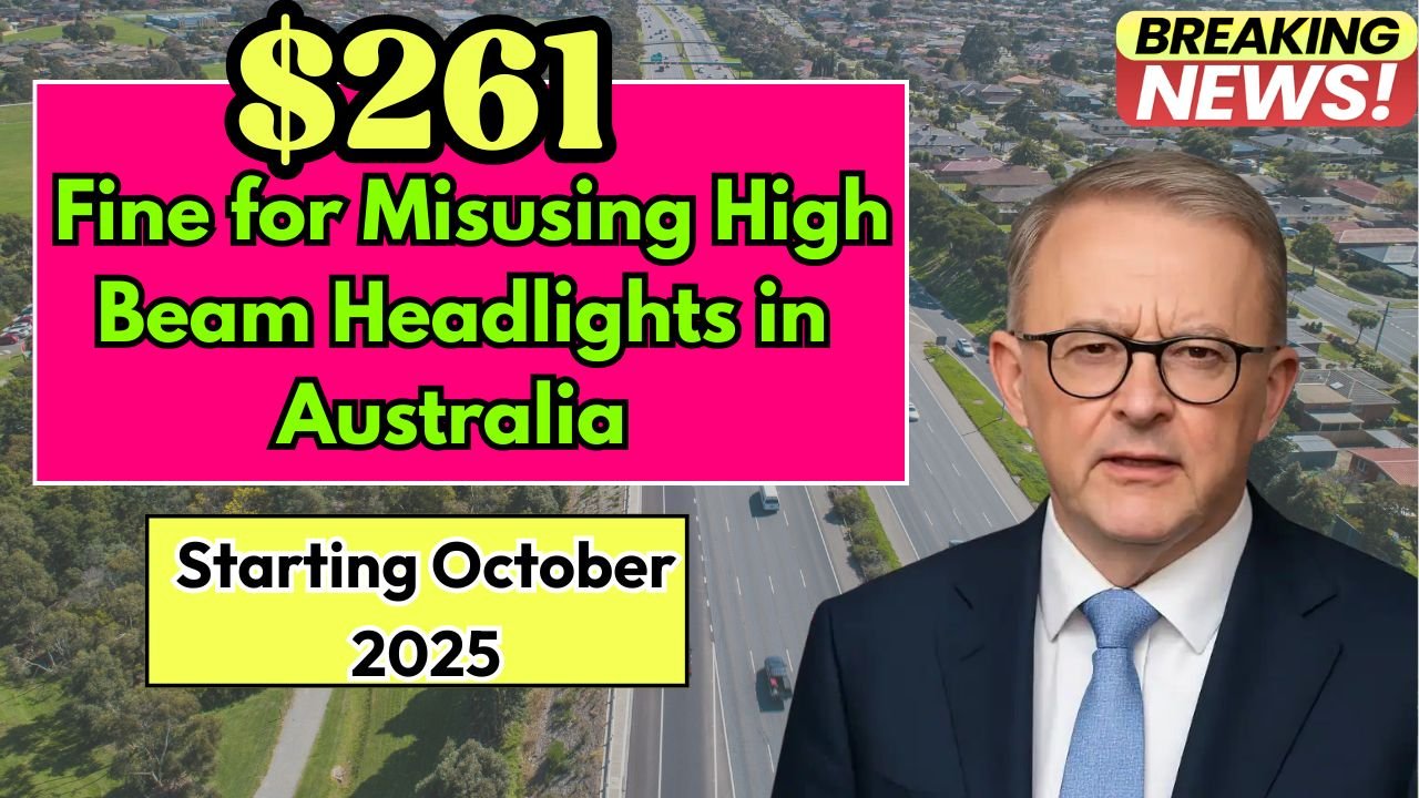 $261 Fine for Misusing High-Beam Headlights in Australia Starting October 2025