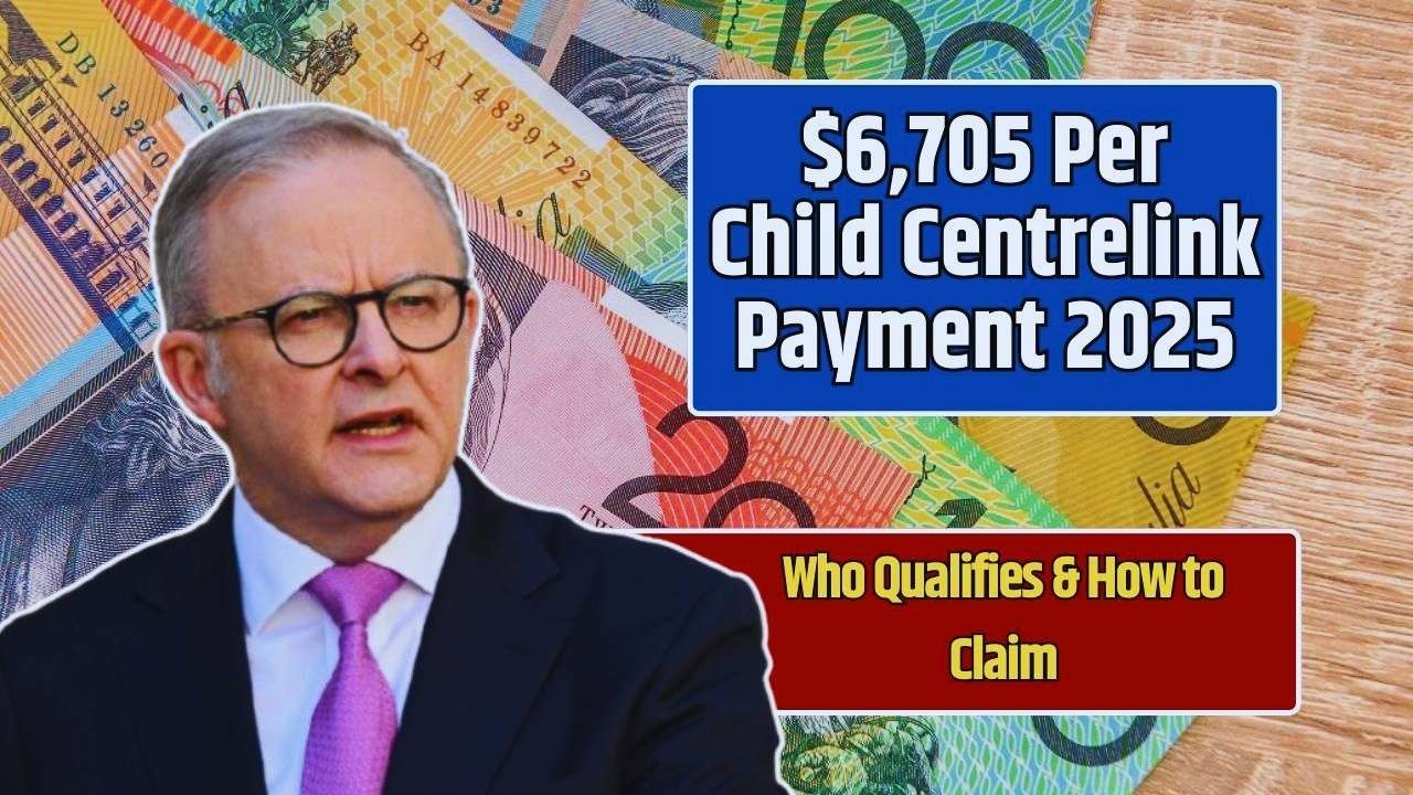 $6,705 Per Child Centrelink Payment 2025