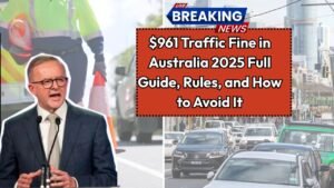 $961 Traffic Fine in Australia (2025) – Full Guide, Rules, and How to Avoid It