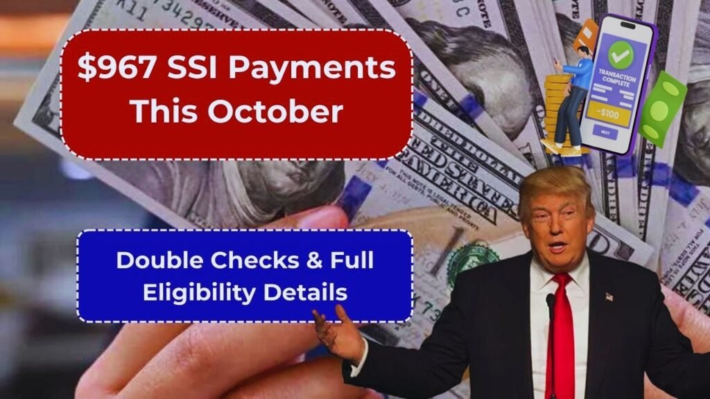 $967 SSI Payments in October 2025