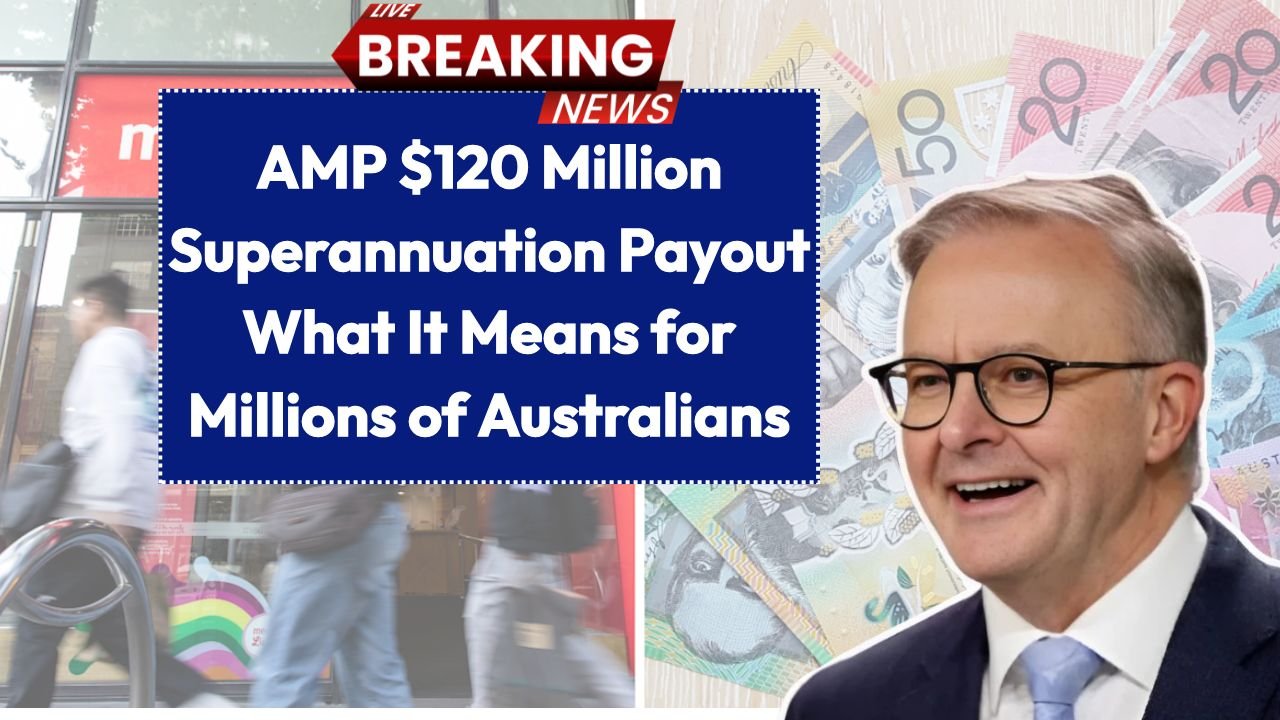AMP $120 Million Superannuation Payout What It Means for Millions of Australians