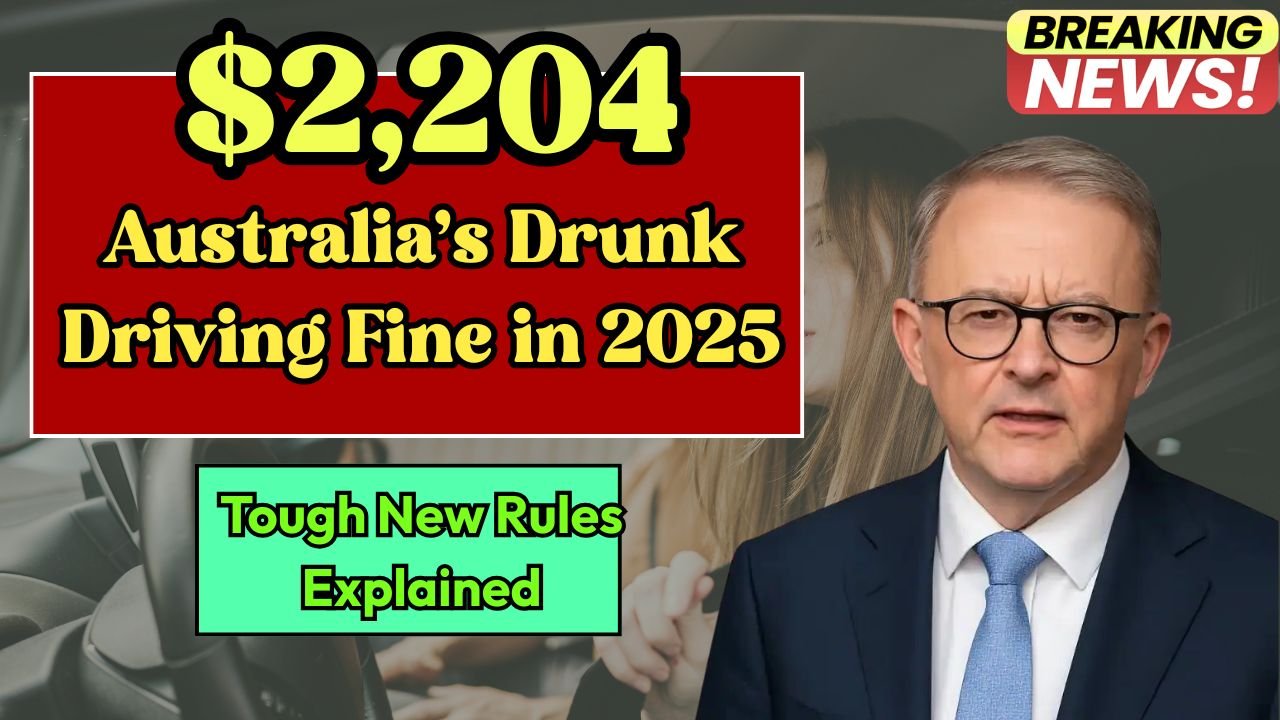 Australia’s Drunk Driving Fine in 2025