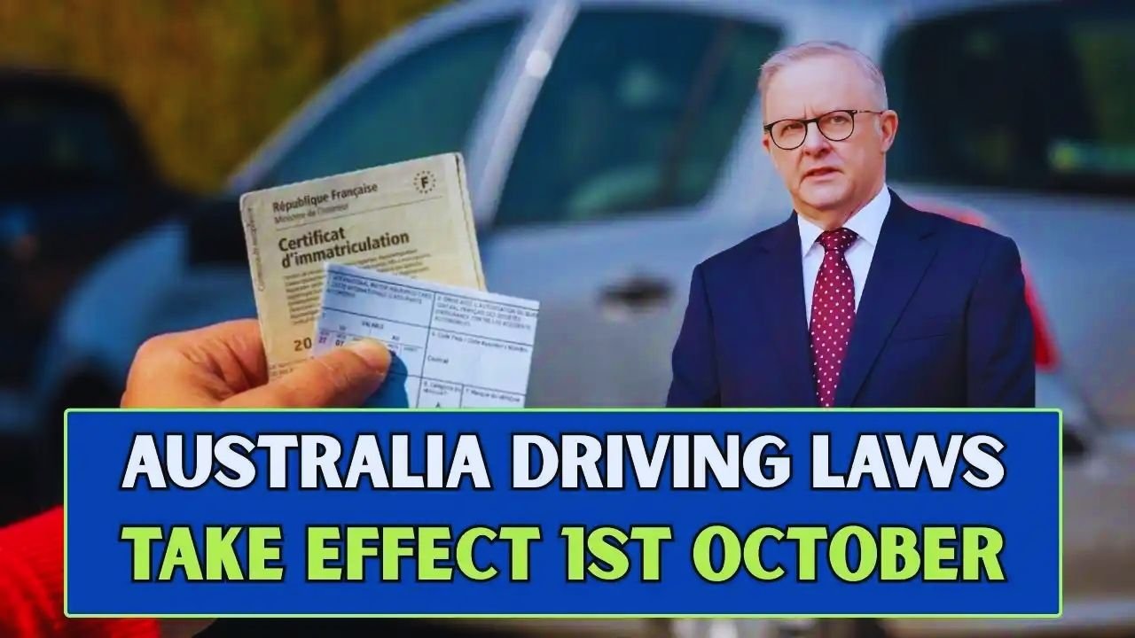 Australia’s New Driving Laws from 1 October 2025