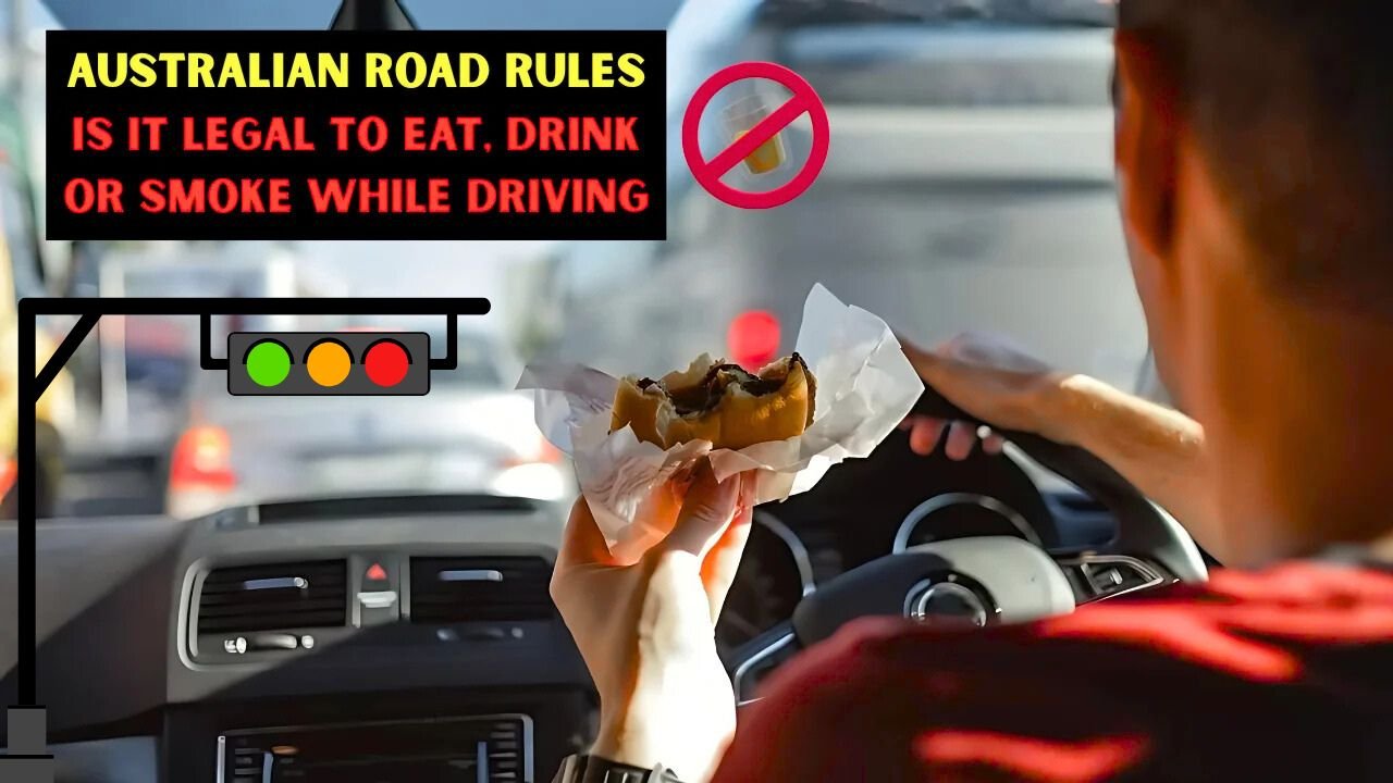 Can You Eat, Drink, or Smoke While Driving in Australia 2025 Road Rules Explained