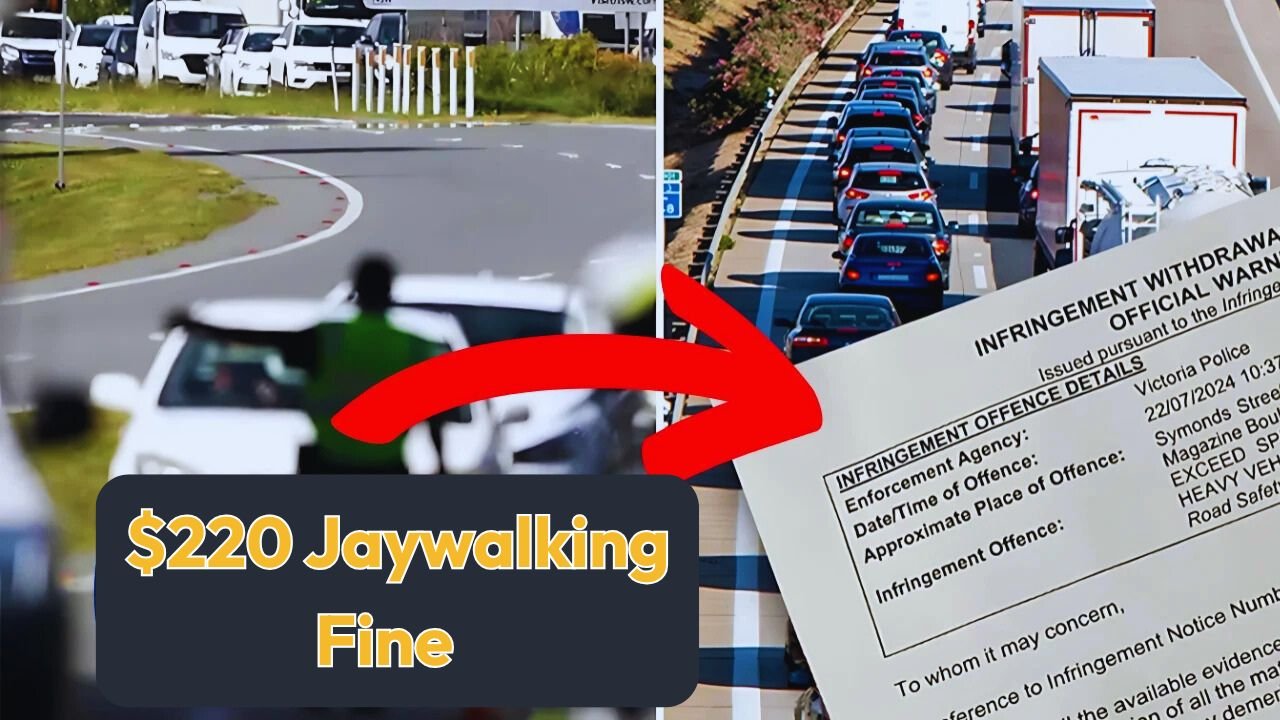 Don’t Get Caught Australia’s $220 Jaywalking Fine and New 2025 Road Rules Explained