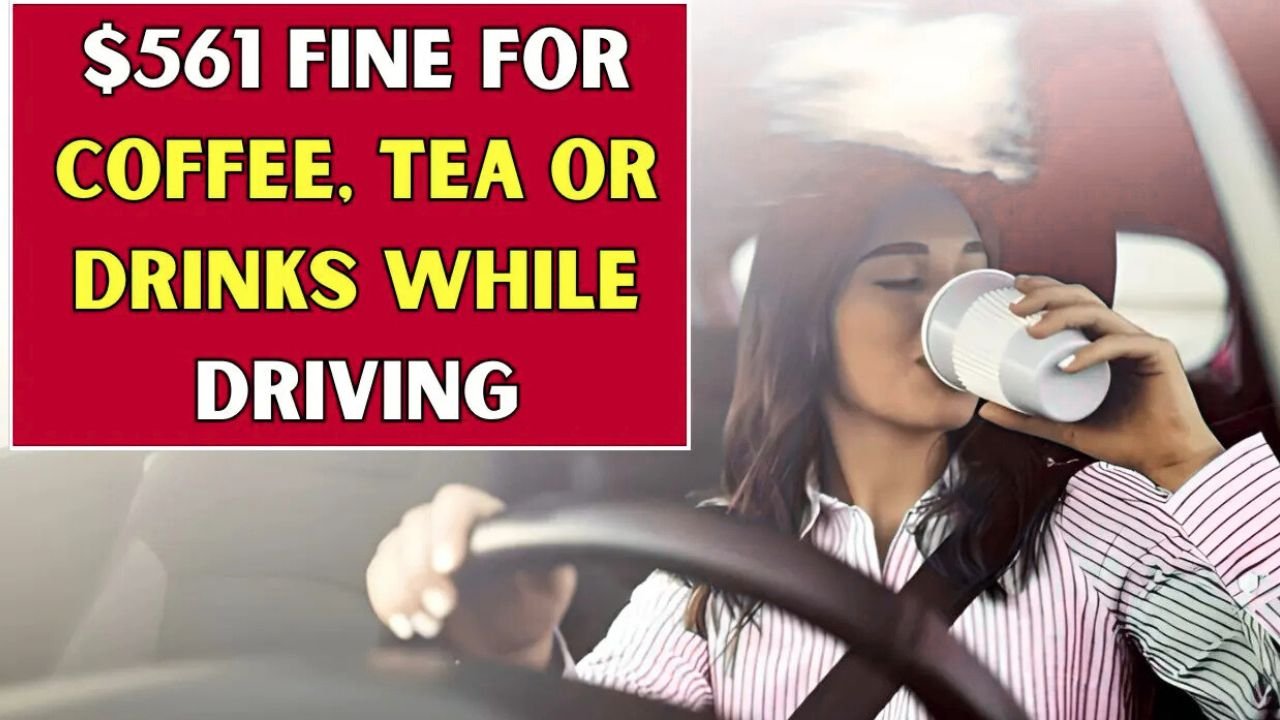 New Australia Driving Law 2025 $561 Fine for Drinking Coffee While Driving