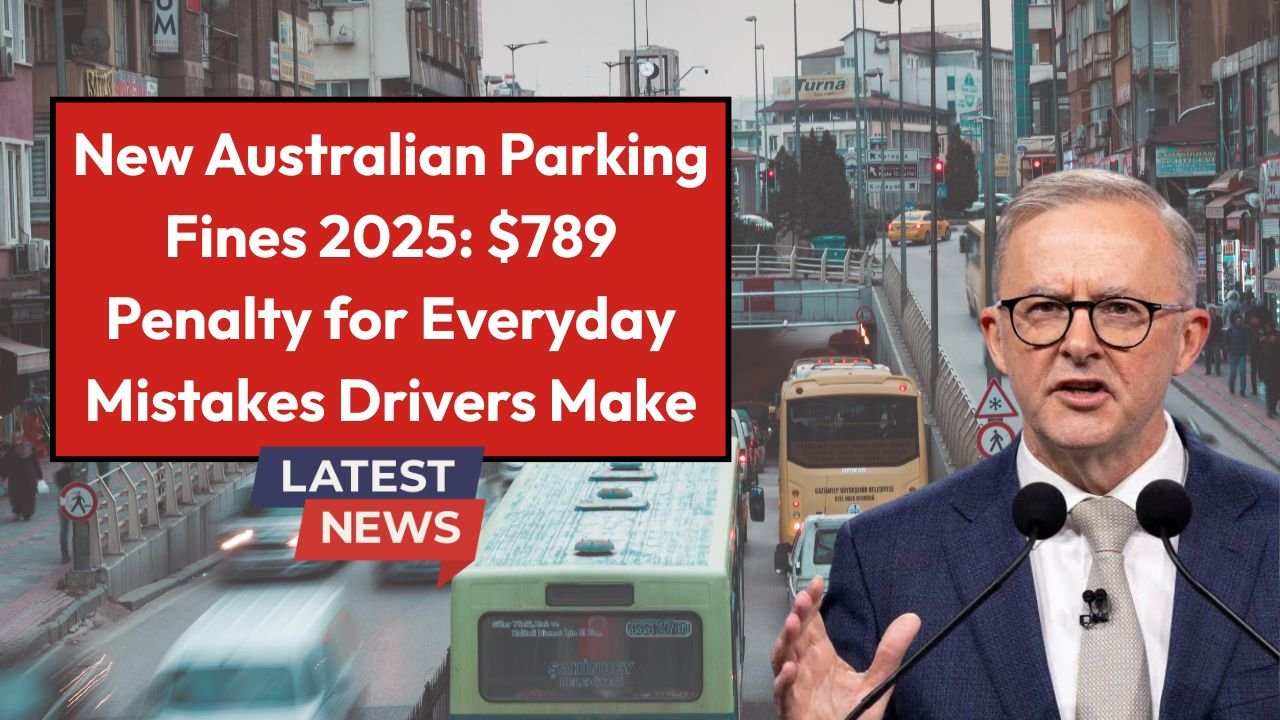 New Australian Parking Fines 2025 $789 Penalty for Everyday Mistakes Drivers Make