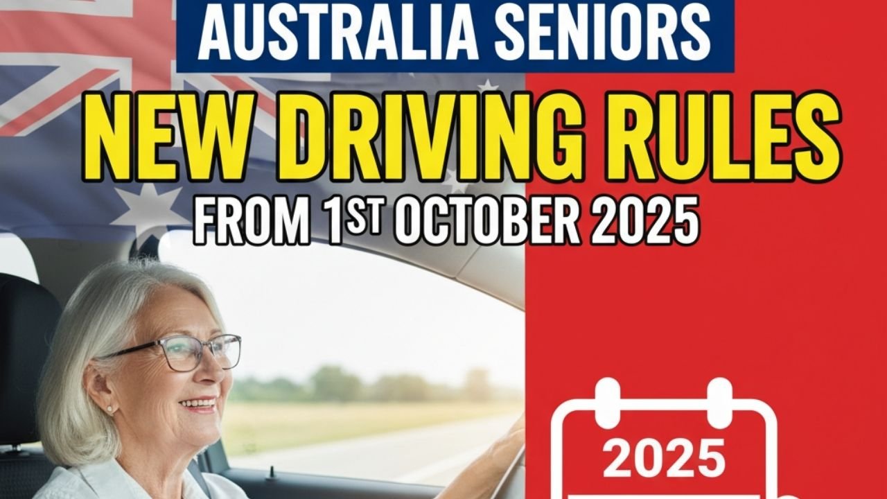New Driving Laws for Over-70 Australians from October 2025