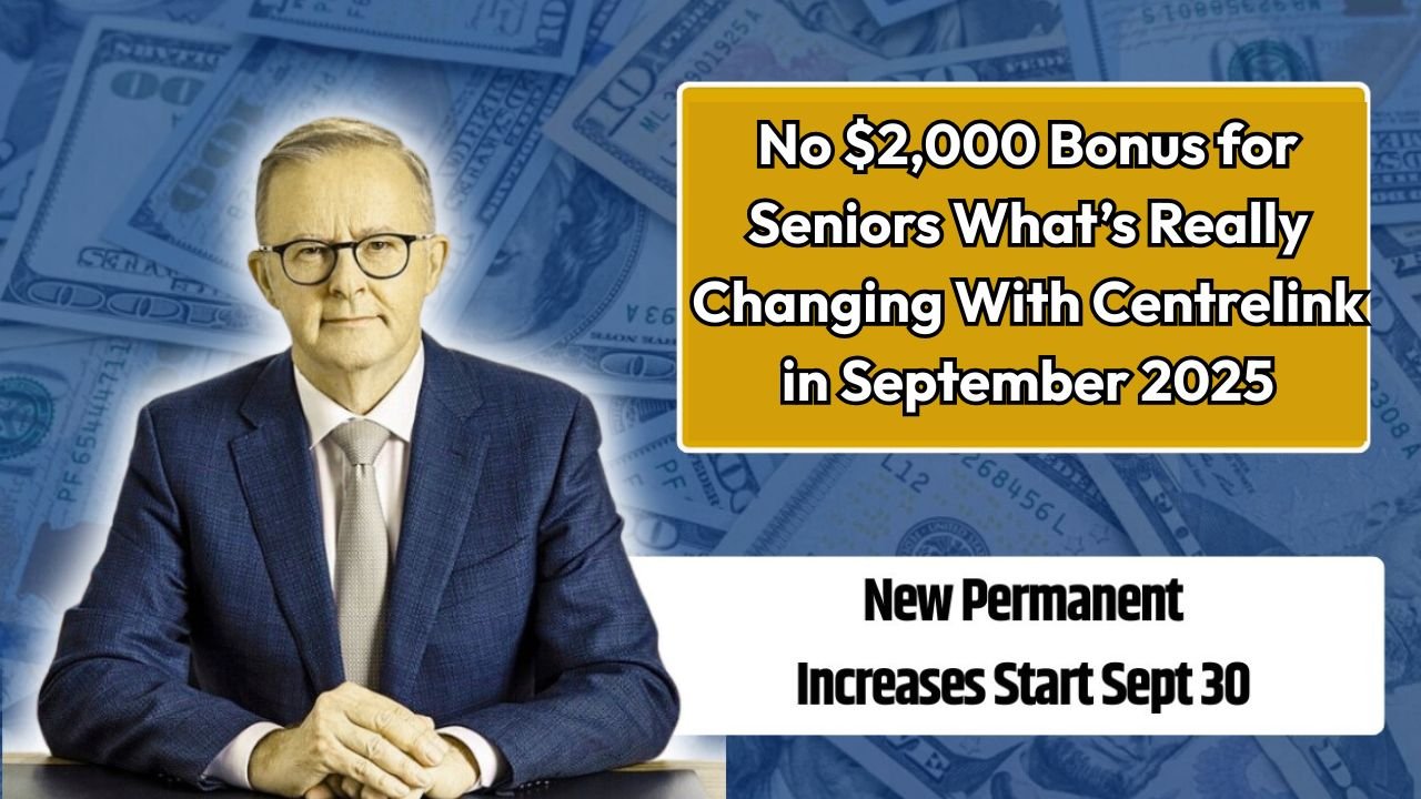 No $2,000 Bonus for Seniors: What’s Really Changing With Centrelink in September 2025