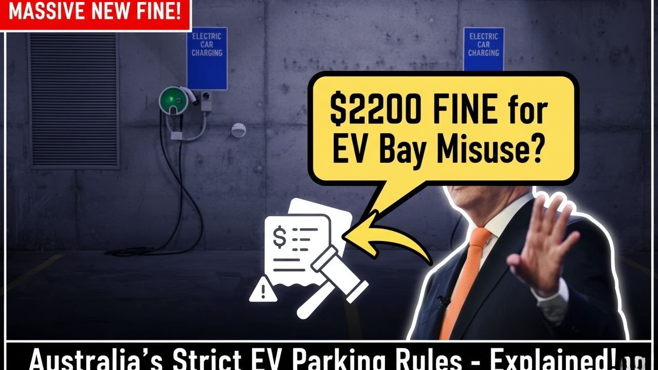 Australia Introduces $2,200 Fines for Petrol Cars in EV-Only Parking Spots