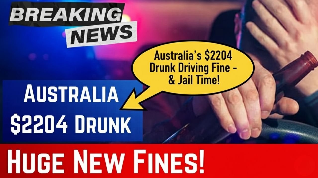 Australia’s $2,204 DUI Fine in 2025